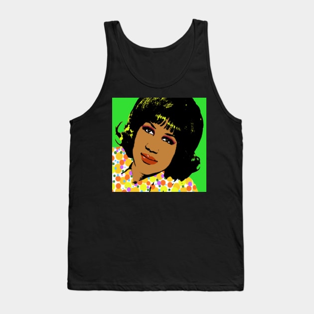 Aretha Franklin POP #1 Tank Top by SiSuSiSu